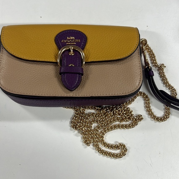 New Coach Kleo Crossbody In Colorblock purse - Picture 5 of 7